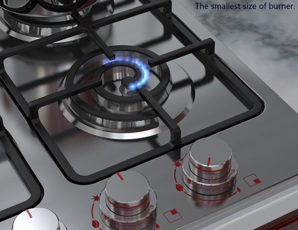 Газовая конфорка в виде спирали The Spiral Burner