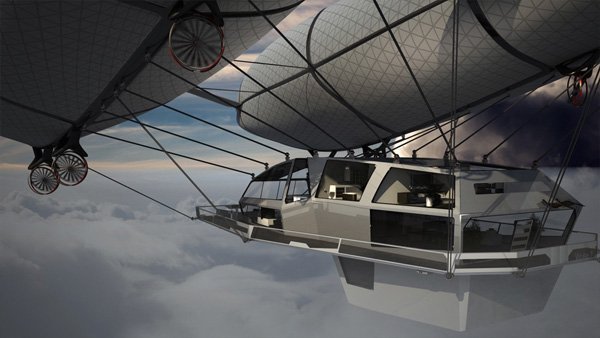 Концепт летающего дома Wolke 7