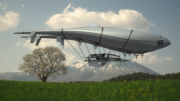 Концепт летающего дома Wolke 7